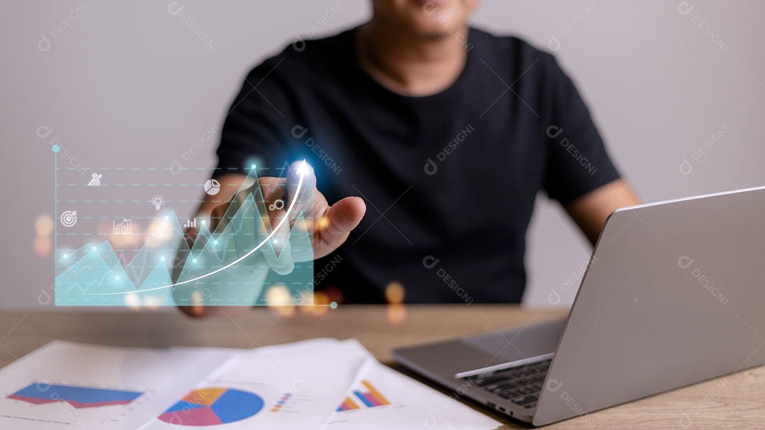 Desenvolvimento de negócios para o sucesso e conceito de crescimento crescente