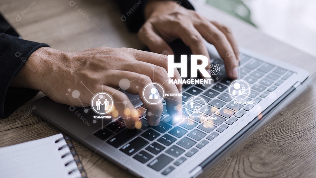 Recursos humanos Gestão de RH Recrutamento Emprego Headhunting Conceito.