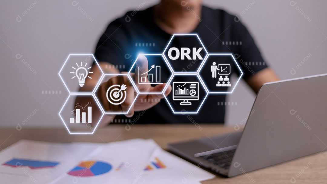 Objetivos e Chave resultados OKR. Métodos projetos gestão