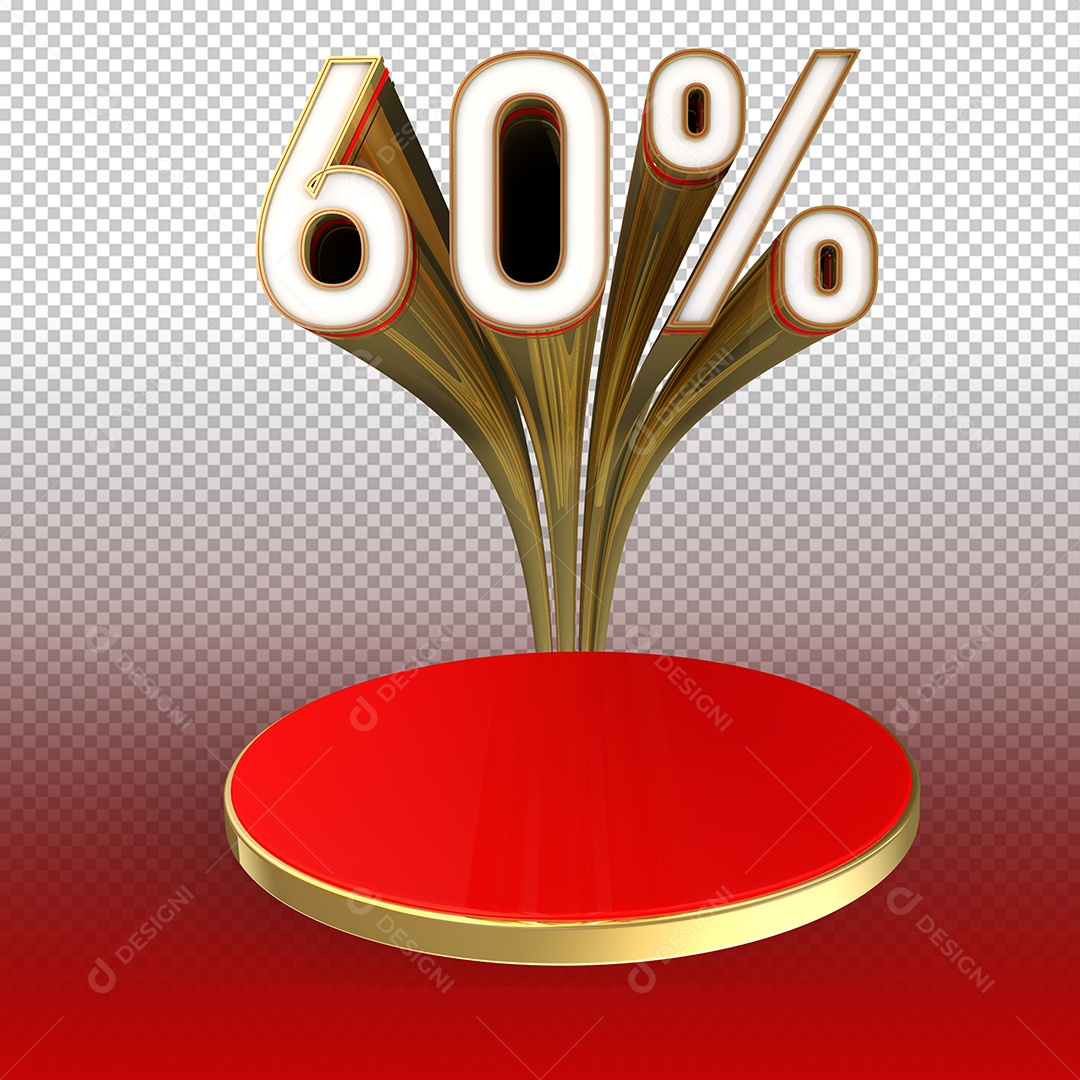Elemento 3D Para Composição Podium 60% de Desconto PSD