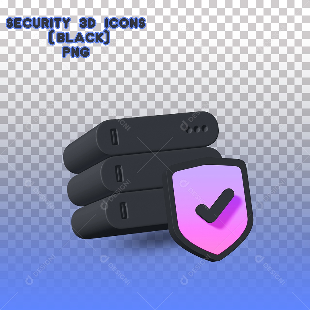 Elemento 3D Para Composição Segurança PSD