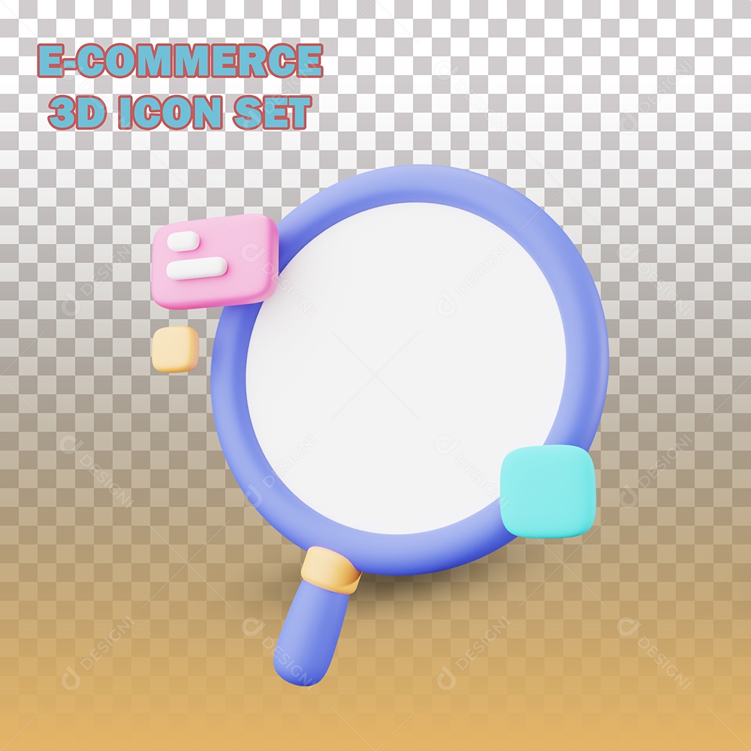 Elemento 3D Para Composição Espelho PSD