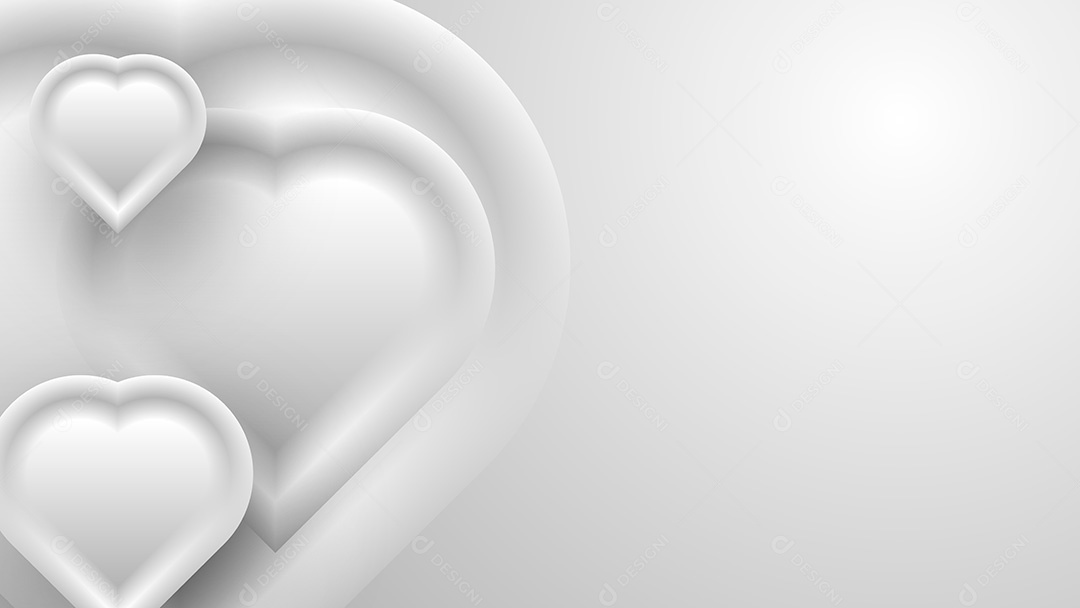 Background Corações EPS