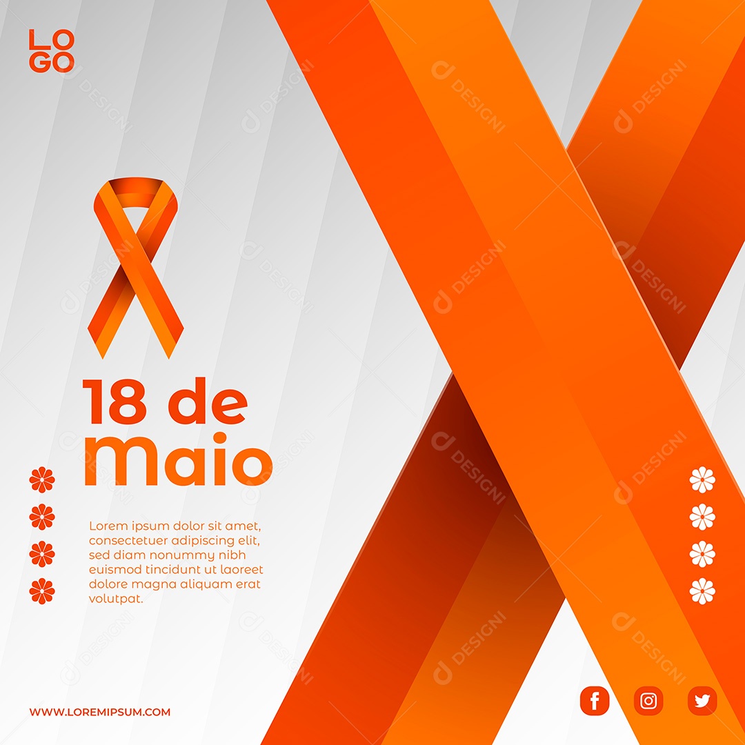 Post 18 Maio Laranja Combate Ao Abuso e à Exploração Sexual de Crianças e Adolescentes EPS Social Media