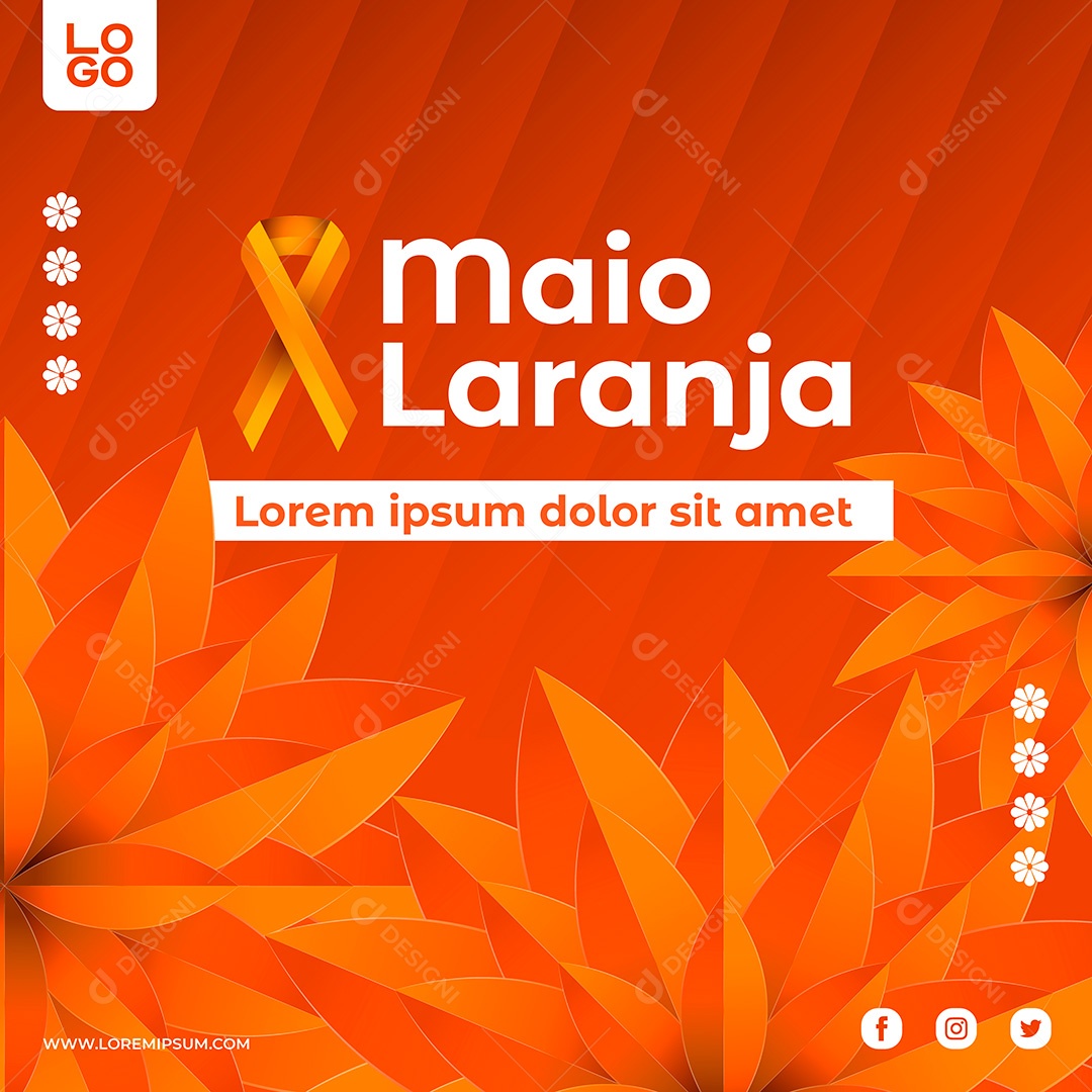 Post Maio Laranja Combate Ao Abuso e à Exploração Sexual de Crianças e Adolescentes EPS Social Media