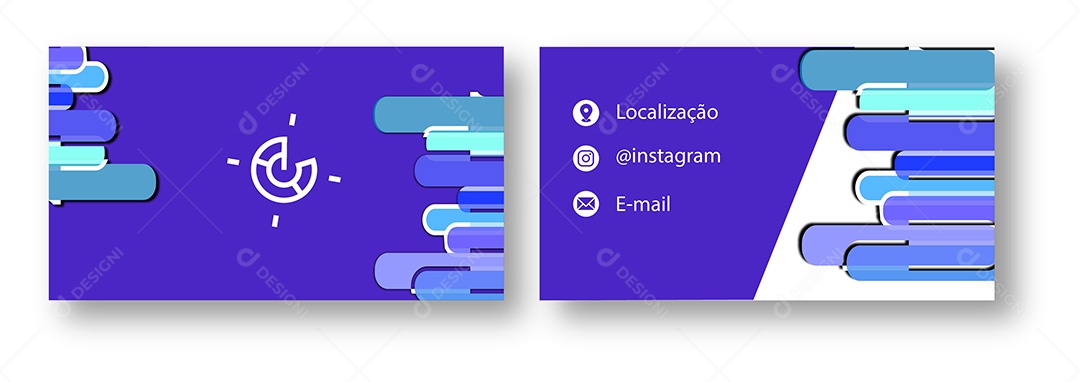 Cartão de Vísita Para Empresas Vetor AI Editável