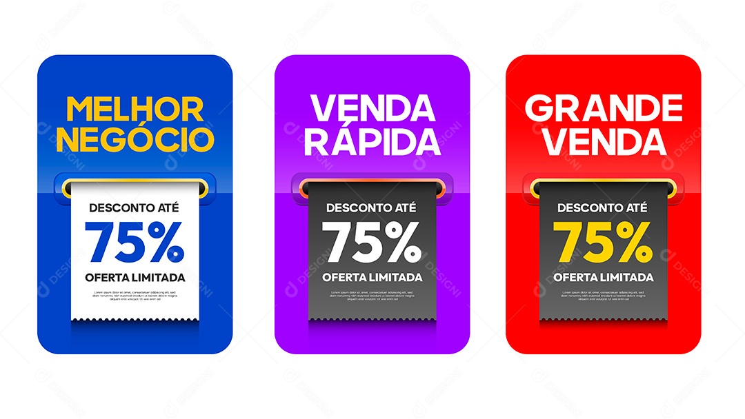 Conjunto de Elementos Vetoriais Empresariais EPS Editável