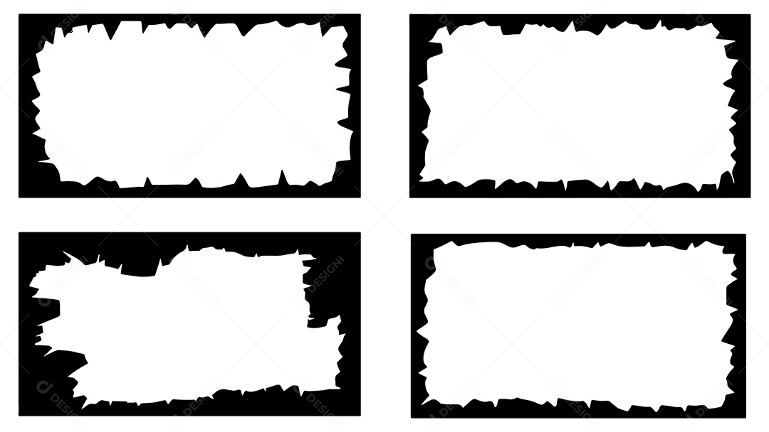 Elementos Vetoriais Molduras EPS Editável