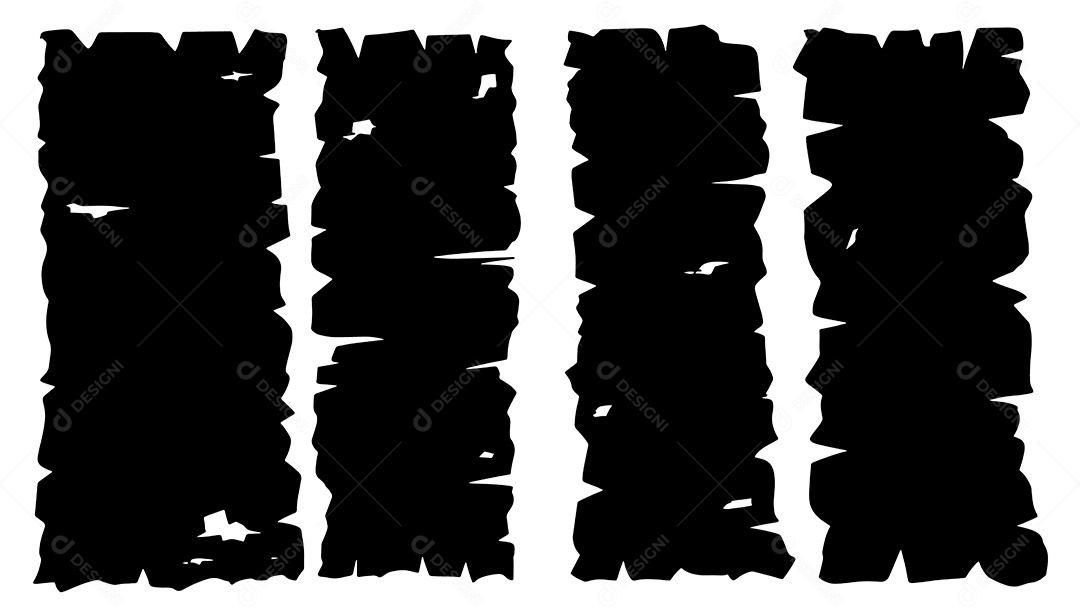 Elementos Vetoriais Fundos de Texto EPS Editável