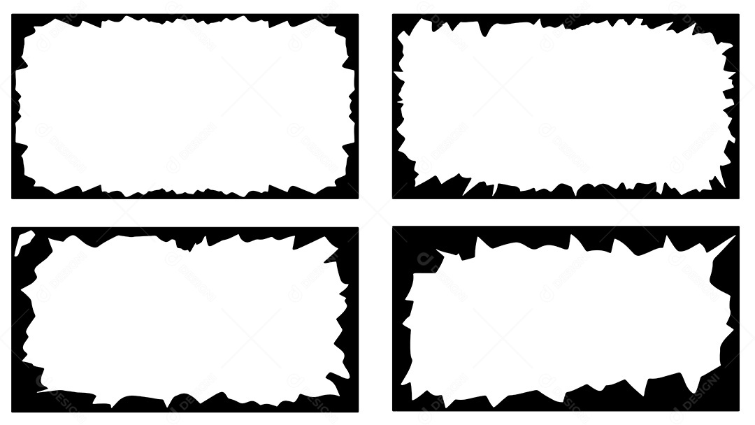 Elementos Vetoriais Molduras EPS Editável