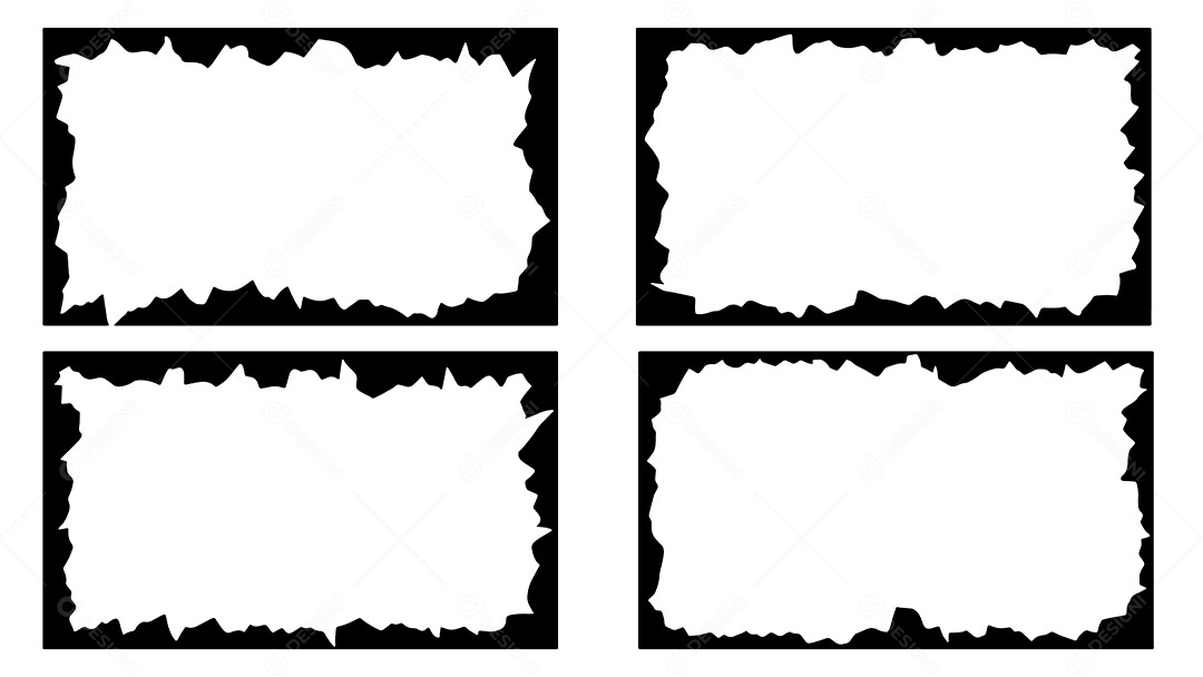 Elementos Vetoriais Quadros EPS Editável