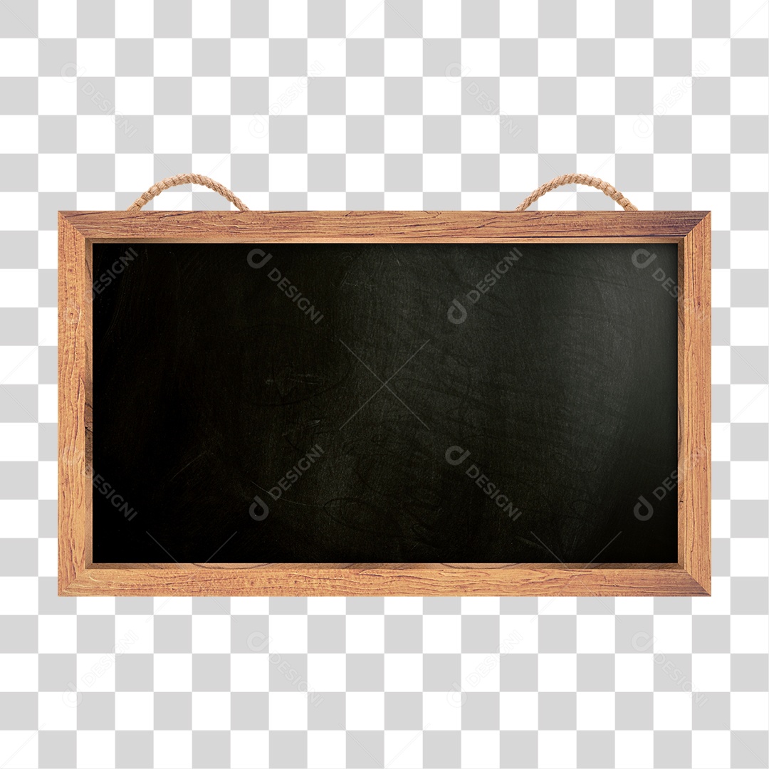 Quadro de Madeira PNG Transparente