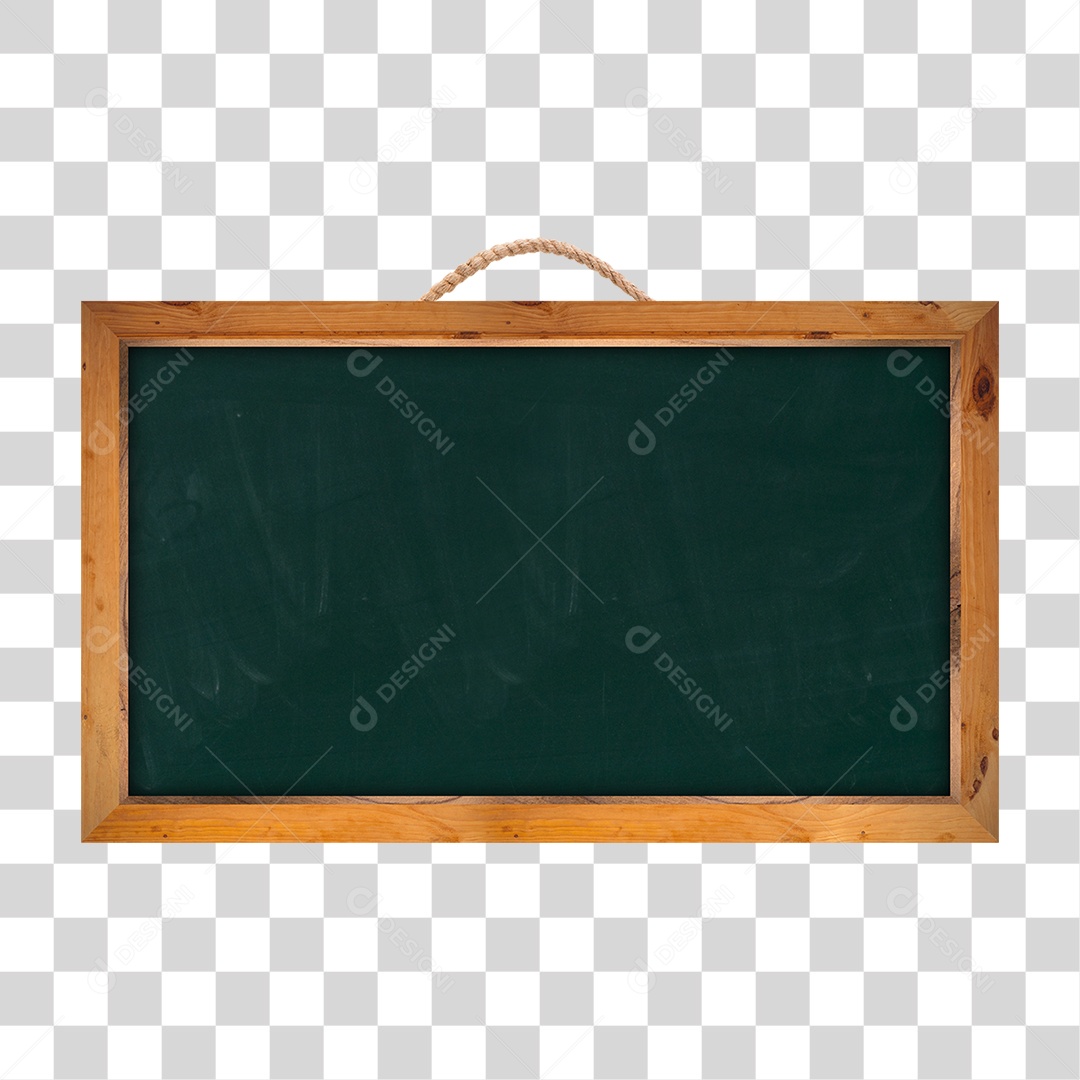 Quadro de Madeira PNG Transparente