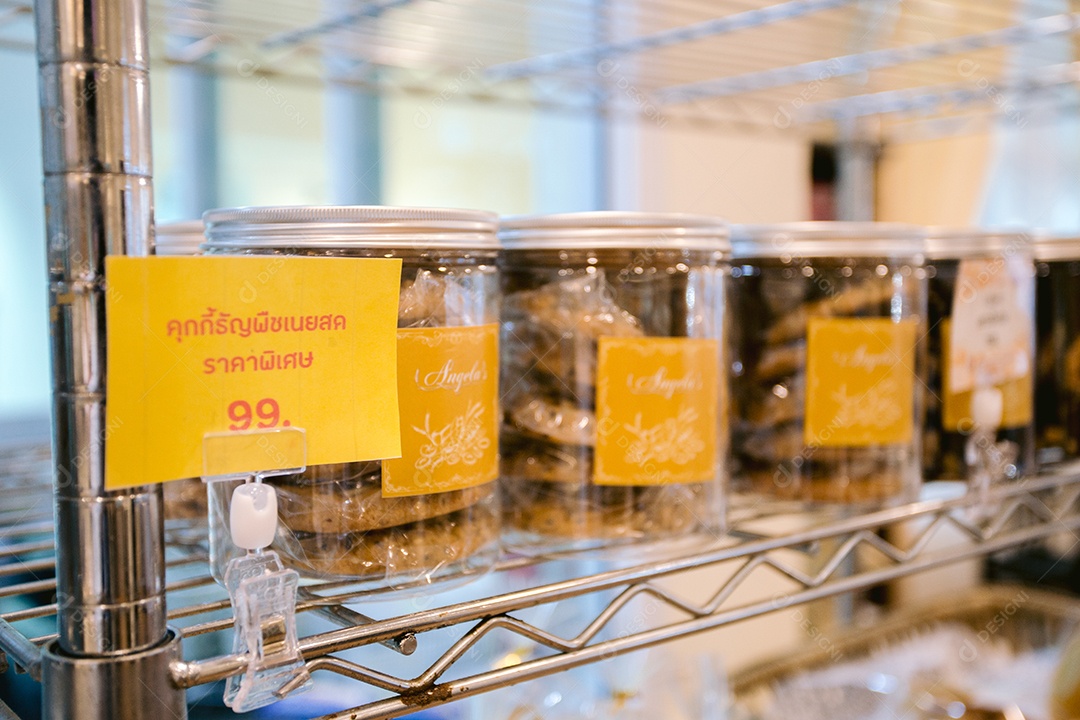 Quitandas na padaria para vender