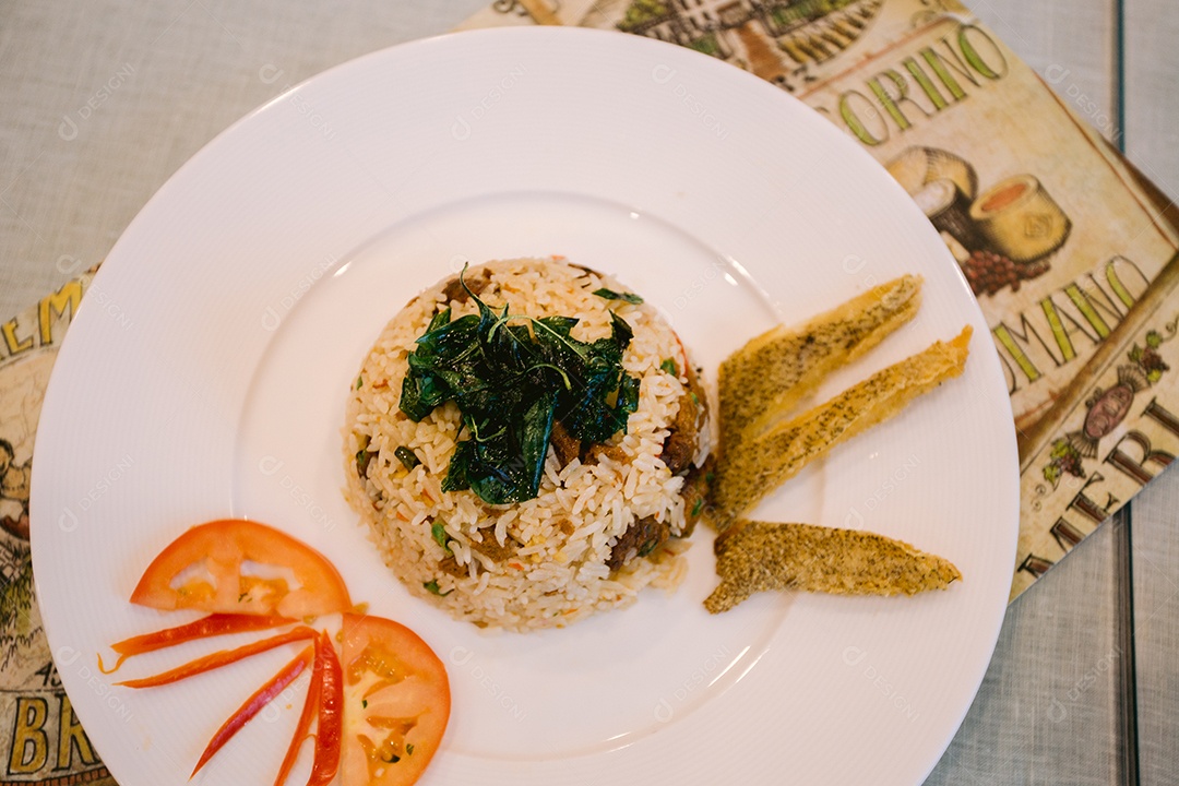 Prato feito de restaurante