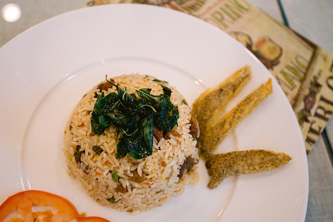 Prato feito de restaurante