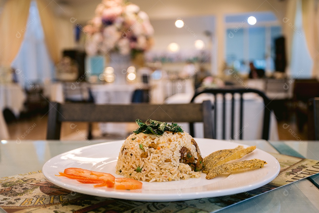 Prato feito de restaurante