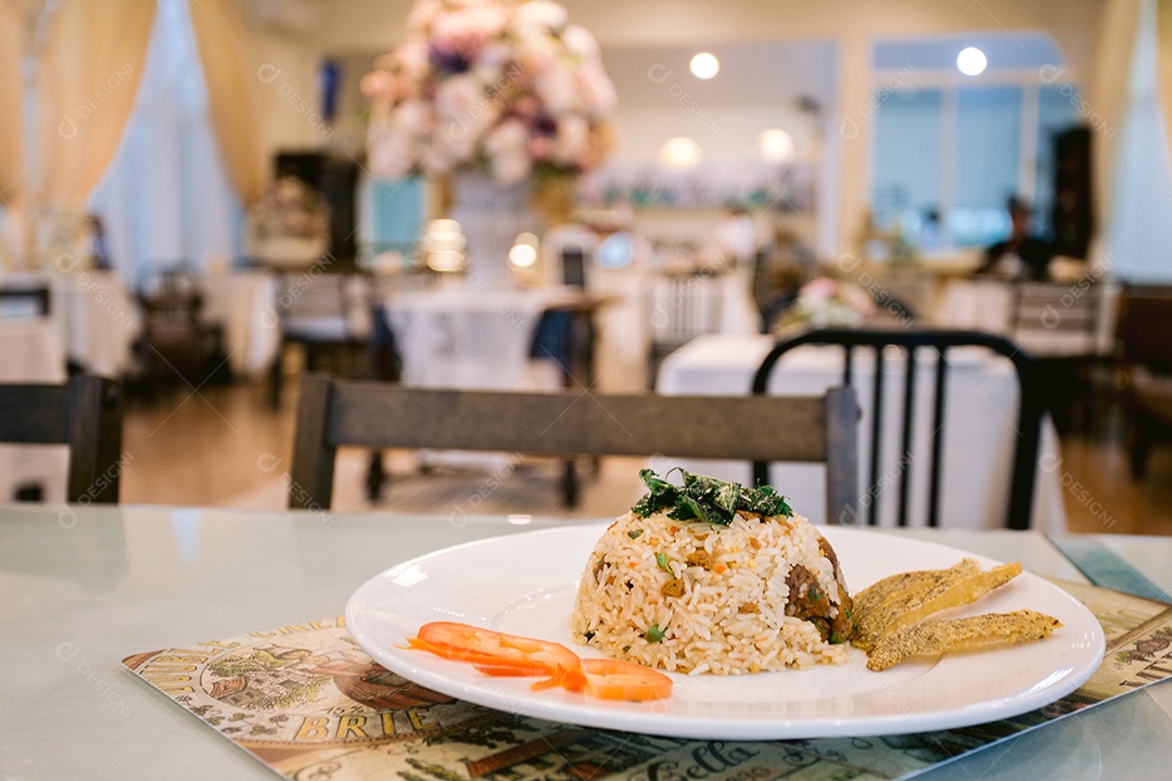 Prato feito de restaurante