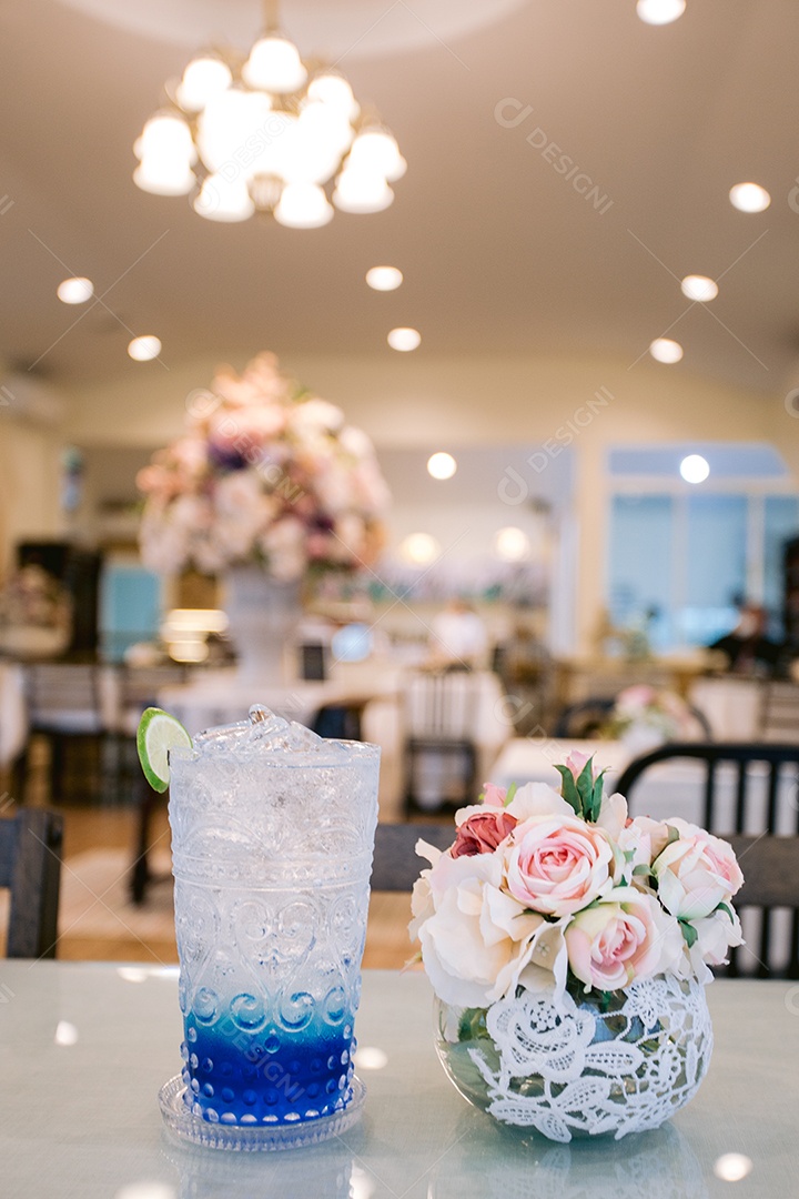 Decoração do salão de festa