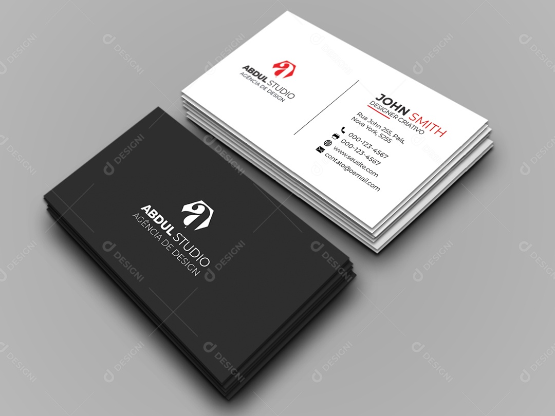 Modelo de Cartão de Visita PSD