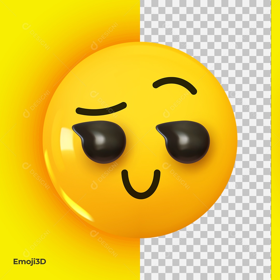 Emoji 3D Elemento 3D Para Composição PSD