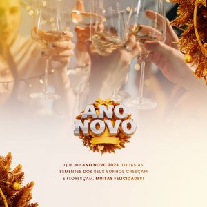 Feliz Ano Novo 2023 Social Media PSD Editável