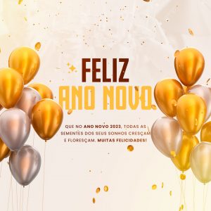 Feliz Ano Novo 2023 Social Media PSD Editável