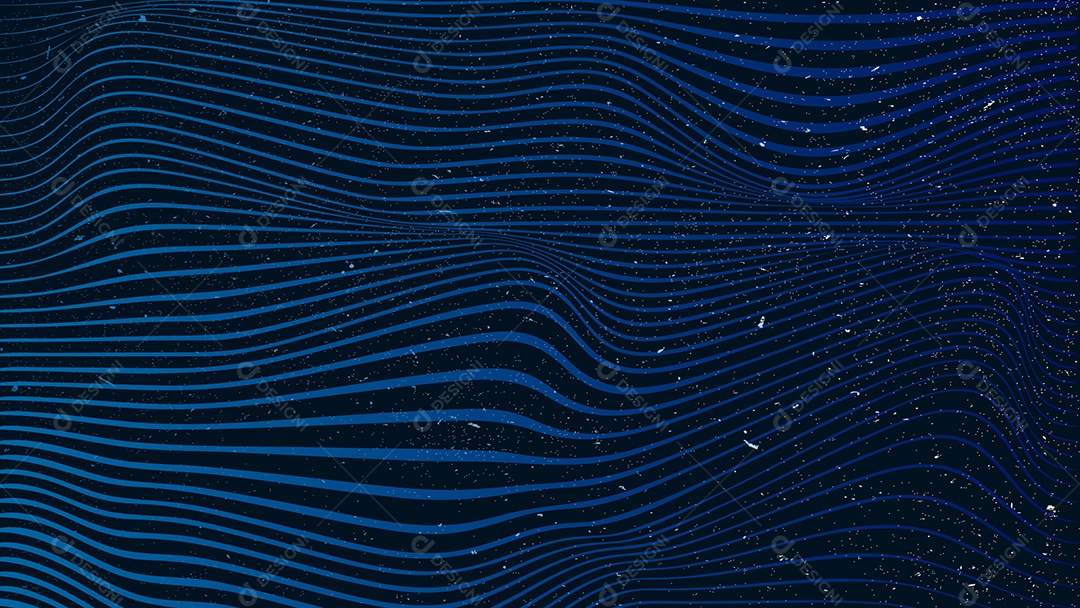 Fundo Azul Ondas e Linha Vetor JPG + AI Editável