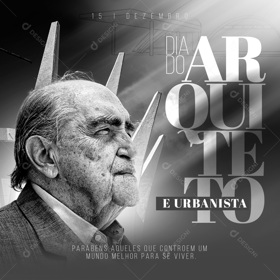 Social Media Dia do Arquiteto e Urbanista PSD Editável