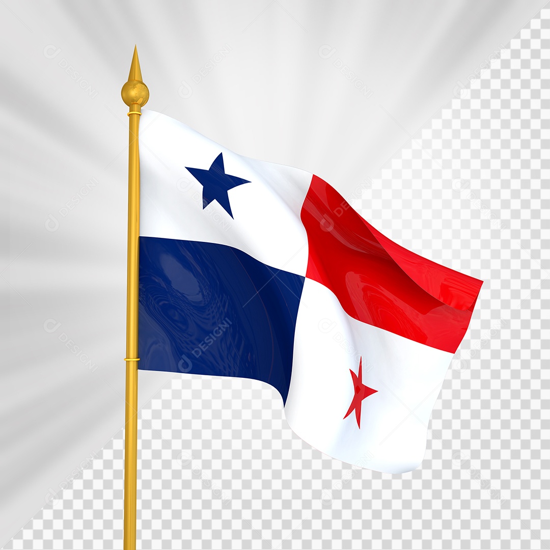 Texas Bandeira 3D Elemento Dourado para Composição PSD