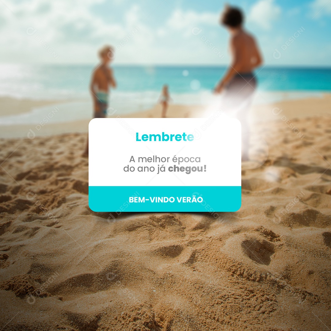 A Melhor Época do Ano Já Chegou Verão Social Media PSD Editável