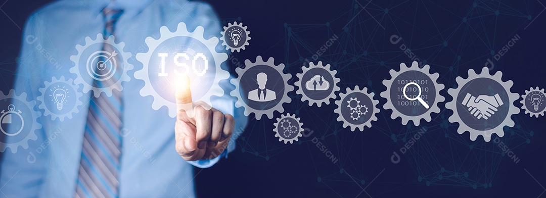 Processo de certificação ISO e gestão da qualidade para negócios e empresas.