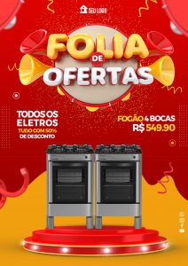 Story Folia de Ofertas Venha Conferir Social Media PSD Editável