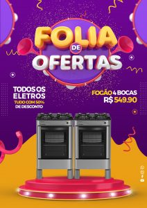 Story Folia de Ofertas Venha Conferir Social Media PSD Editável