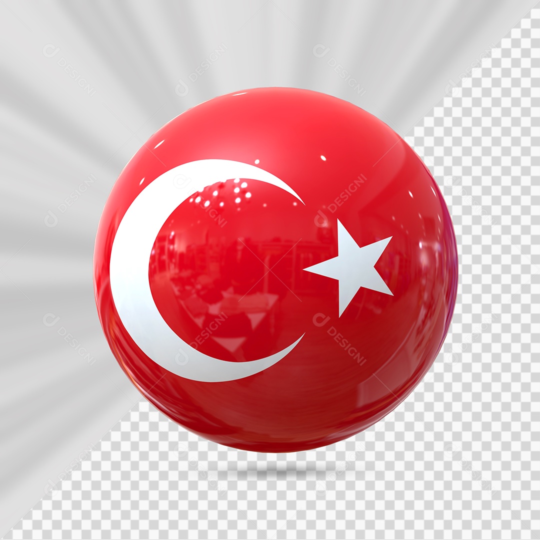 Turquia Elemento 3D para Composição PSD