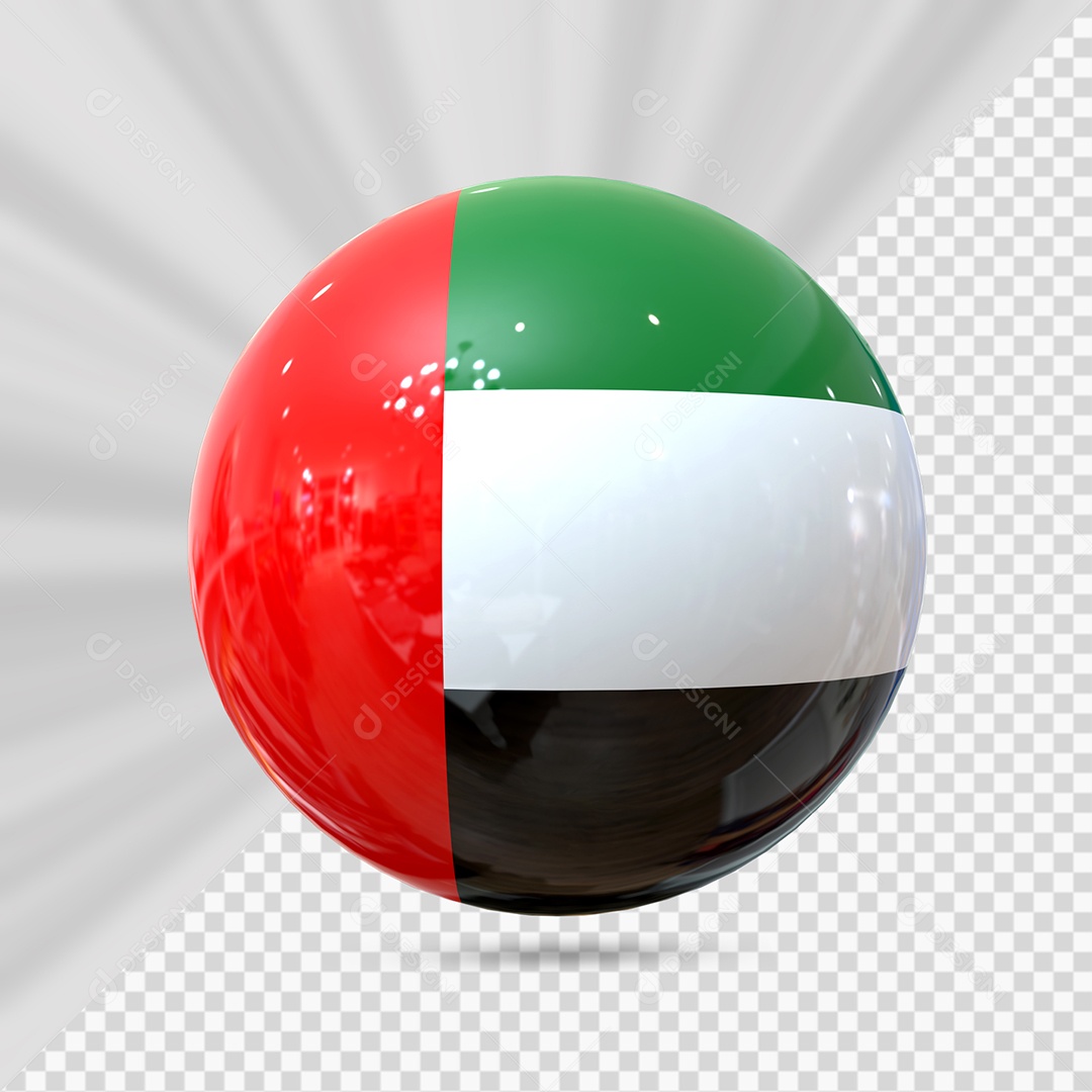 Kuwait Elemento 3D para Composição PSD