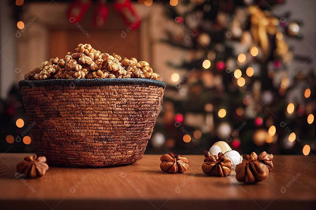 Ilustração sobre o natal.