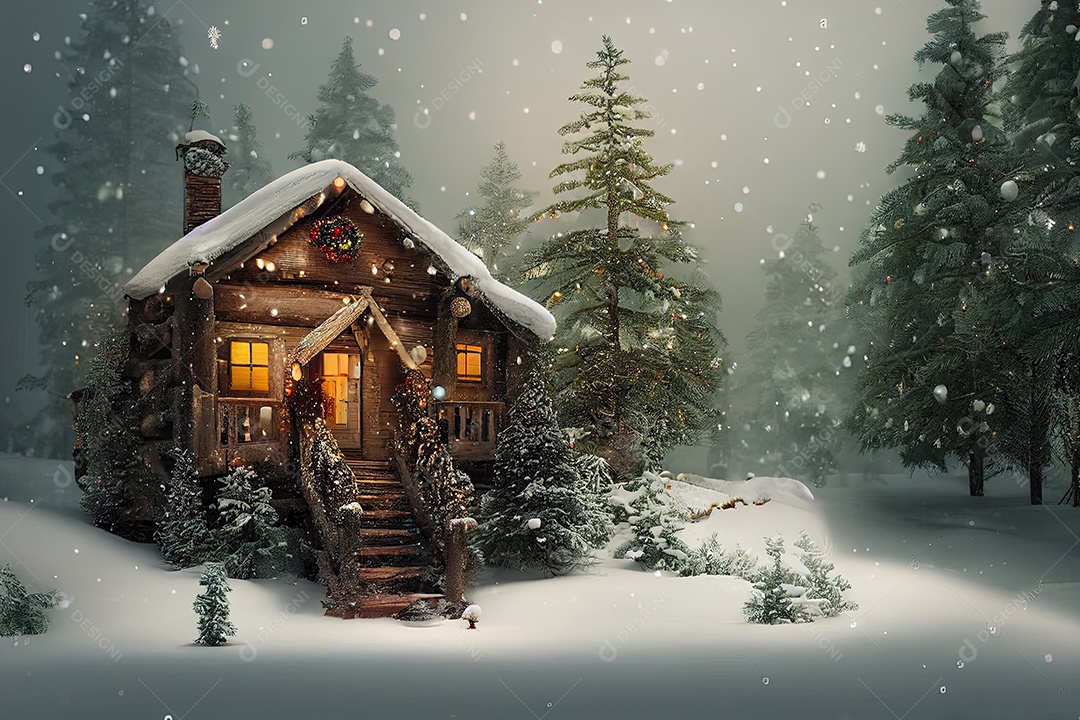 Ilustração sobre o natal.