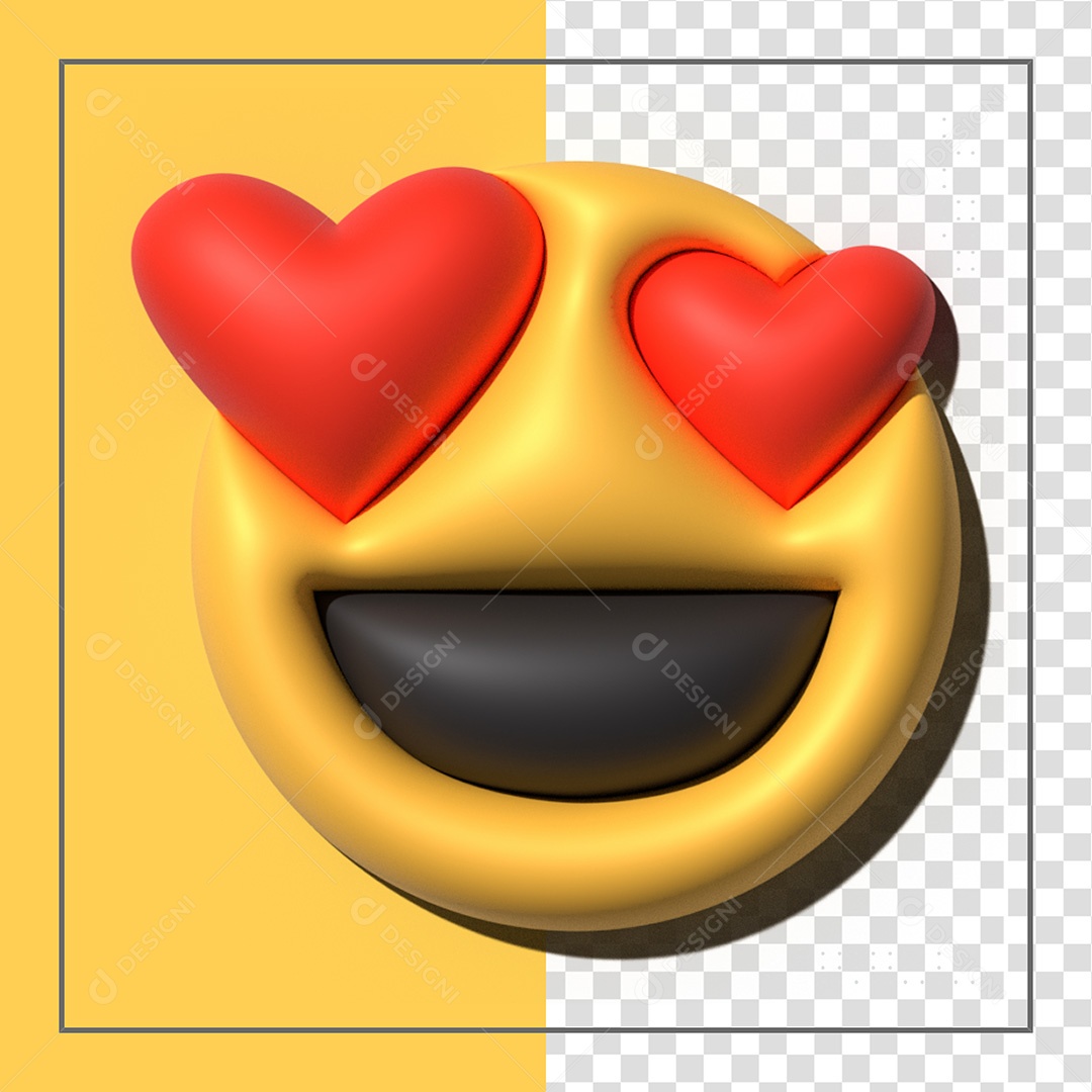 Emoji 3D Elemento Para Composição PSD