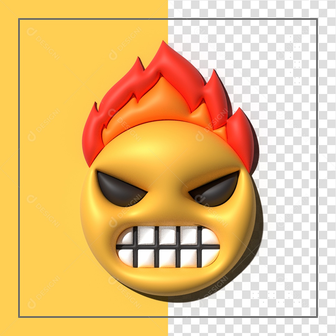 Emoji 3D Elemento Para Composição PSD