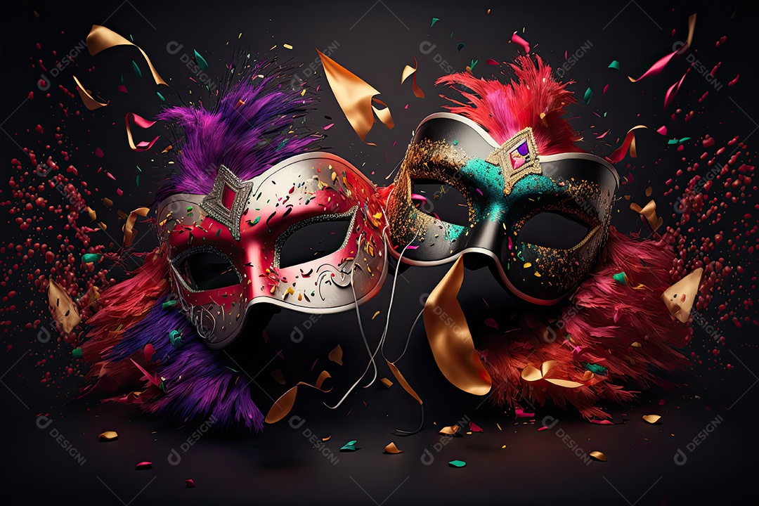 ilustração de carnaval