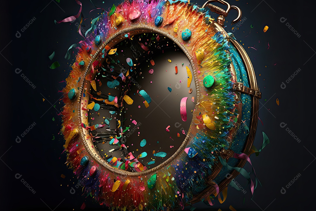 ilustração de carnaval