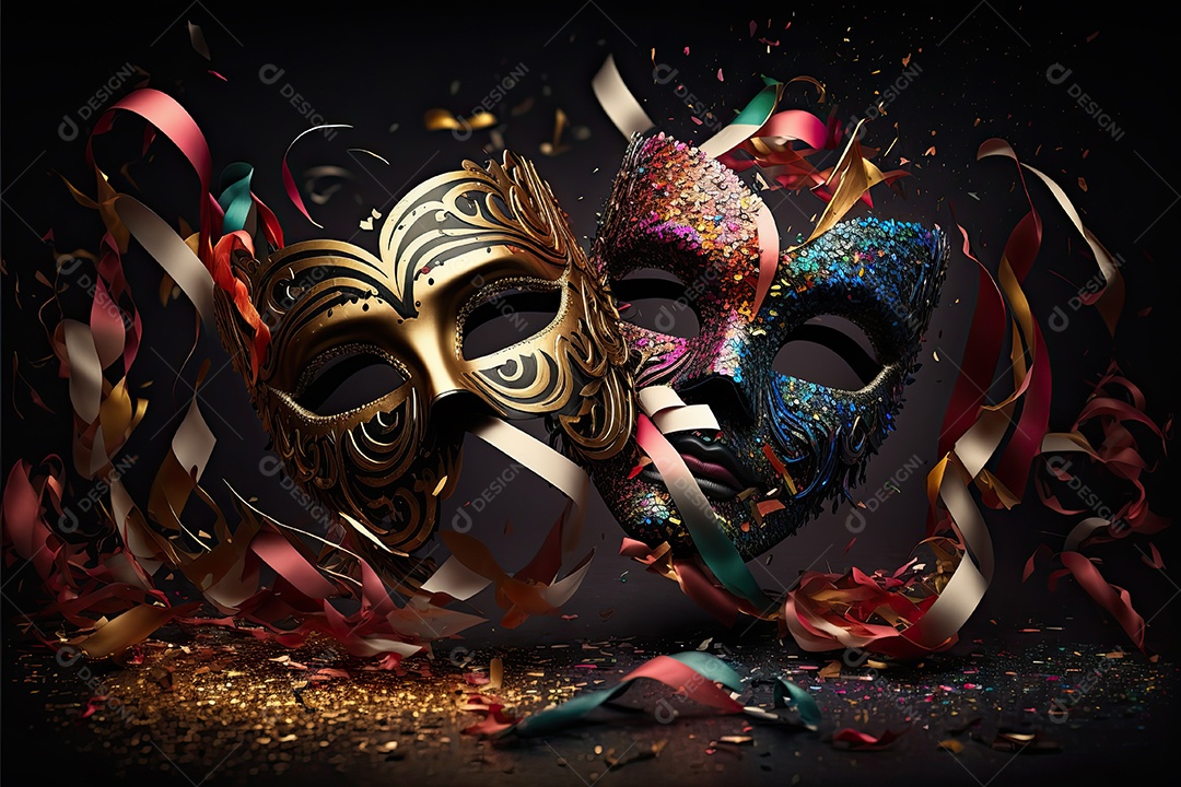 ilustração de carnaval