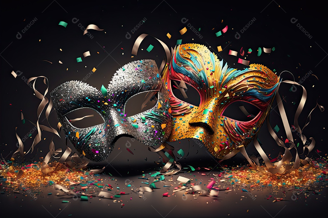 ilustração de carnaval