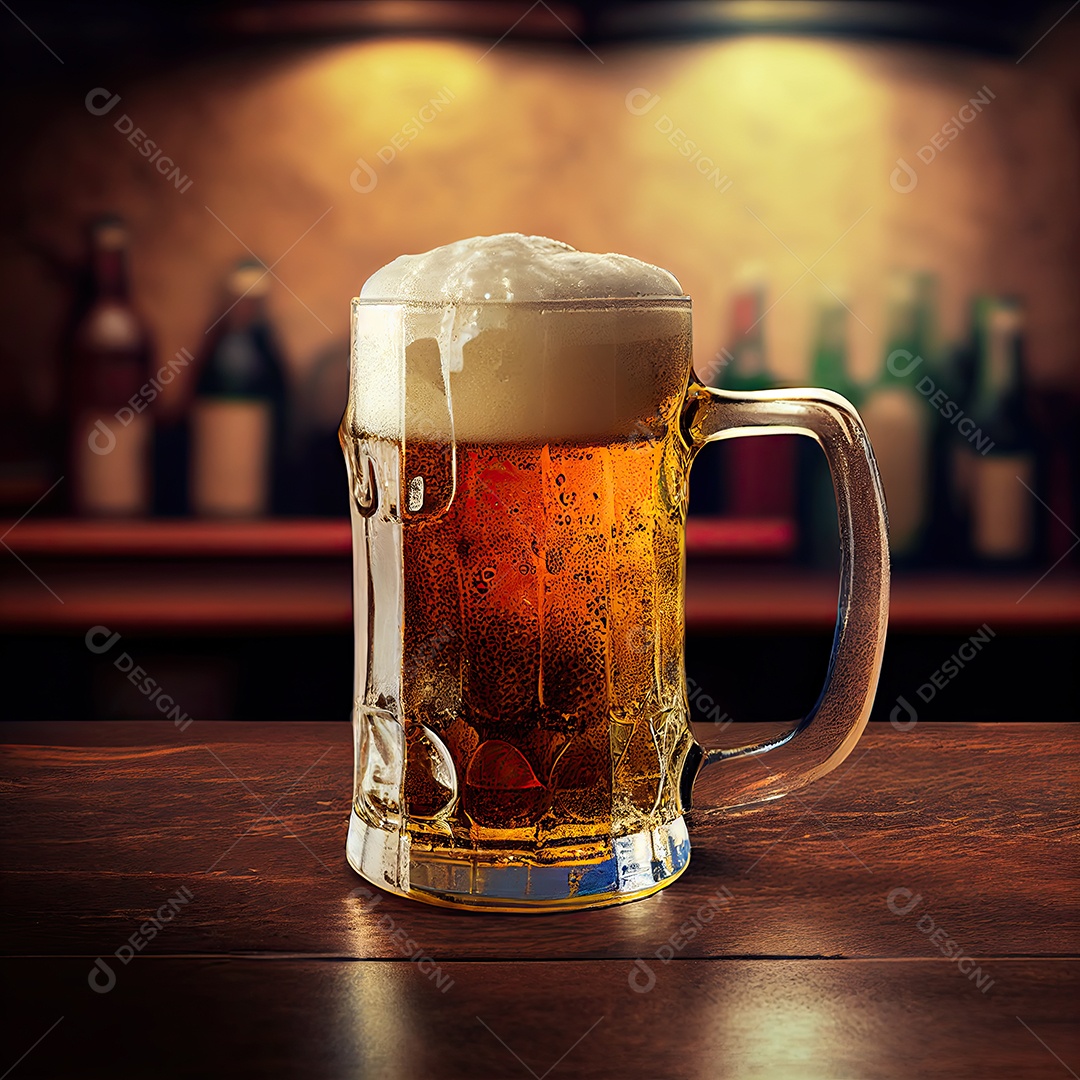 ilustração de uma caneca de cerveja