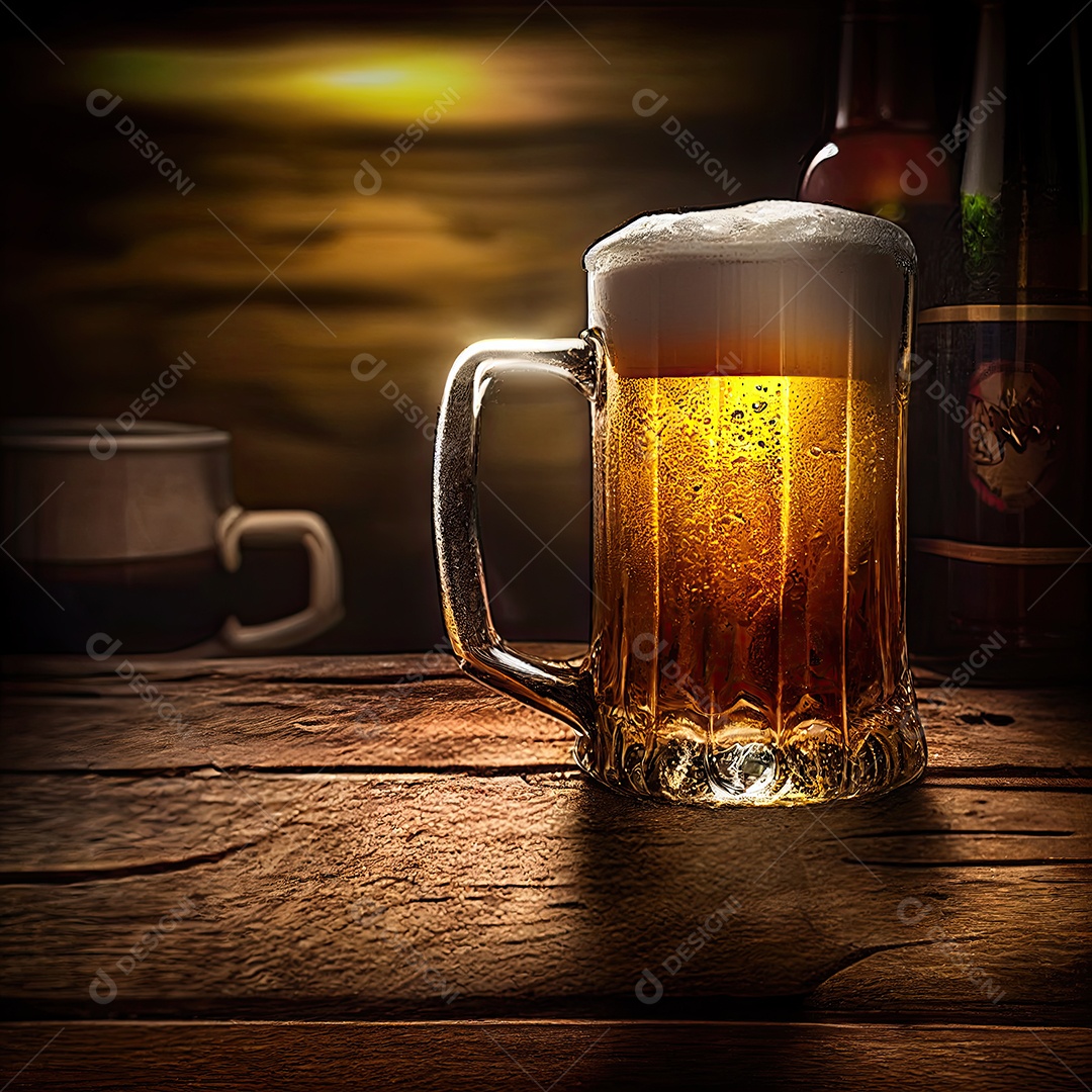 ilustração de uma caneca de cerveja