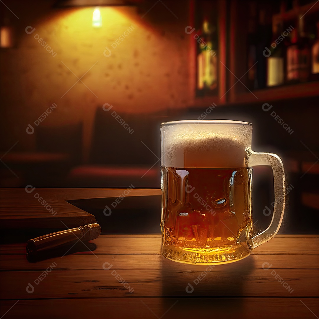 ilustração de uma caneca de cerveja