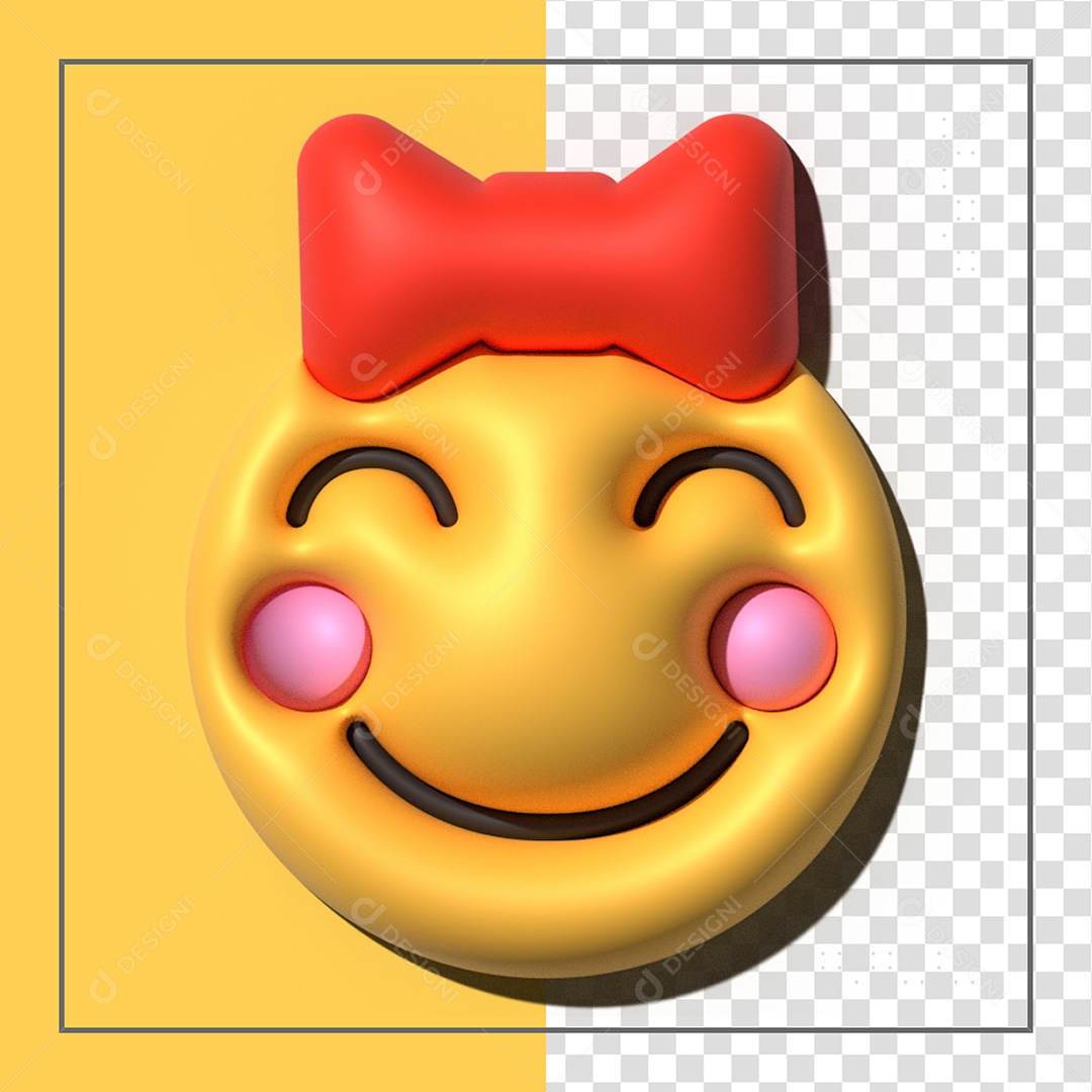 Emoji 3D Elemento Para Composição PSD