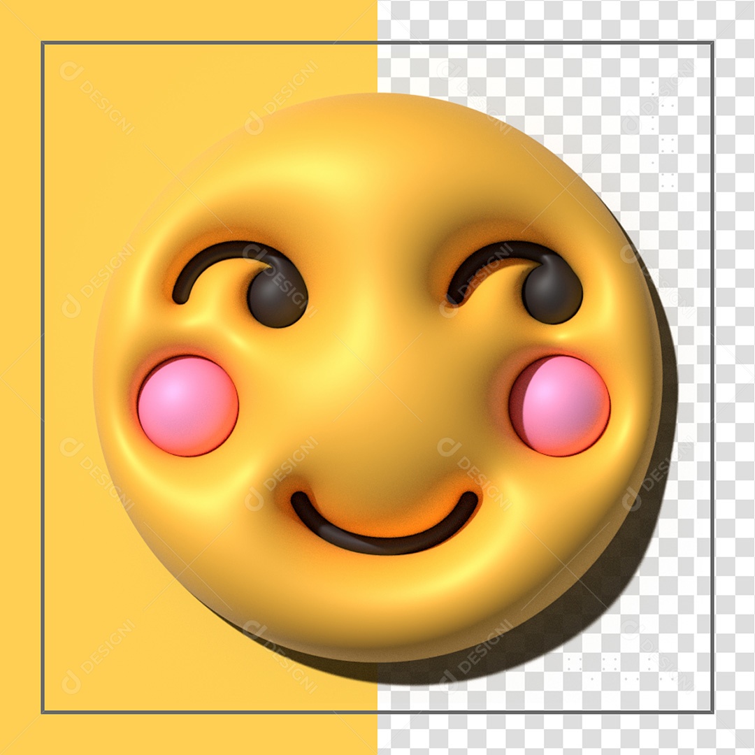 Emoji 3D Elemento Para Composição PSD
