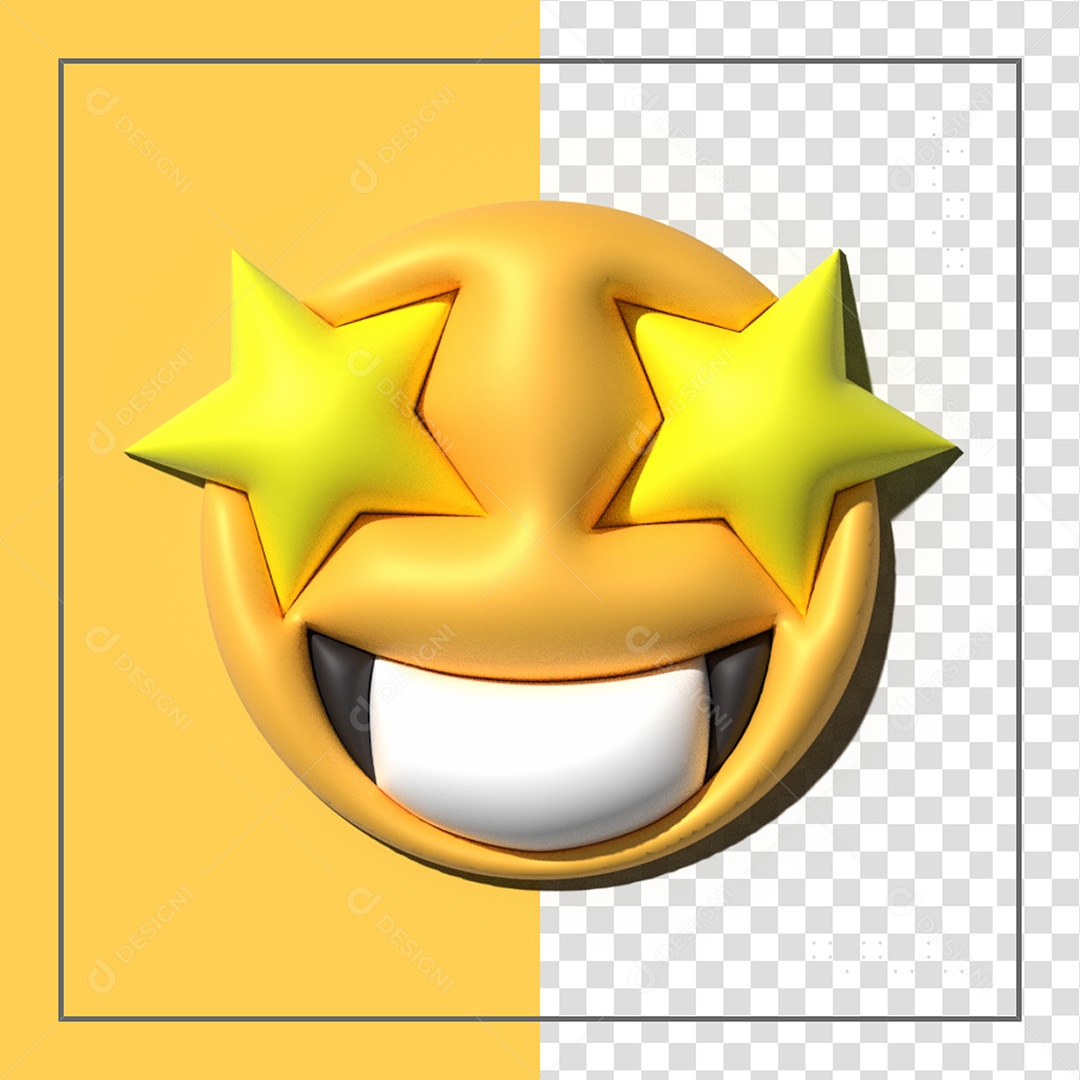 Emoji 3D Elemento Para Composição PSD